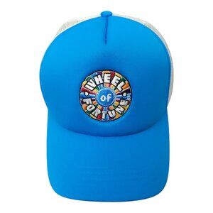 Wheel Of Fortune Mesh Snapback Cap Trucker Foam Baseball Hat Embroidered Logo